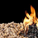 Burning Wood Pellets. Wood pellets are a type of wood fuel.