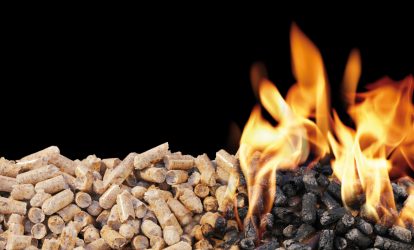 Burning Wood Pellets. Wood pellets are a type of wood fuel.